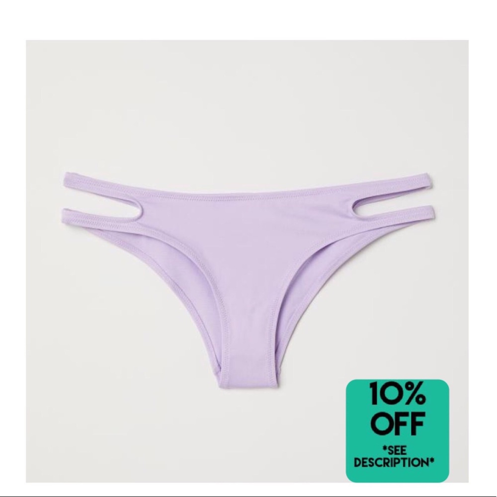 SOLD H&M Light purple Cheeky Bikini Bottoms